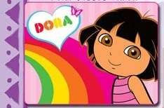 RAINBOW! Wrap her in Dora the Explorer bath/beach towel! R1 No Reserve...
