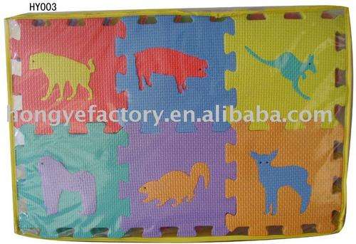 8 PIECE Animal Shape, Foam puzzle mat-Great  Asseccory for any bedroom! R1 no reserve...