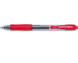 Pilot G-2 0.7mm Fine Pen Red