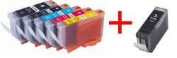 Generic Set for Canon CL8/PG5 Range with chip (+ Extra PGi-5 Black)