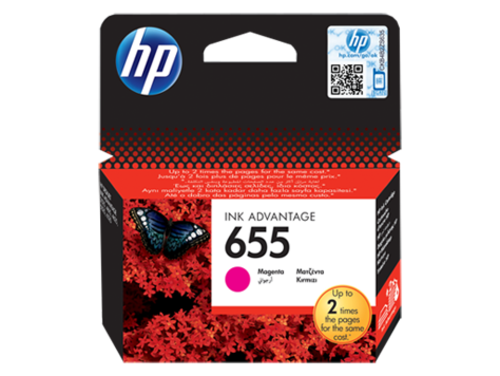 Original HP655 Magenta Inkjet Cartridge