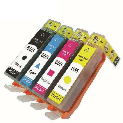 Set of Compatible HP655 Cartidges