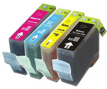 Set of Generic Cartridges for Canon iP6000 BCi-6 BK, BCi-6 C/M/Y