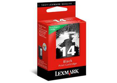 Original Lexmark #14 Black Cartridge *Return Program Cartridge*