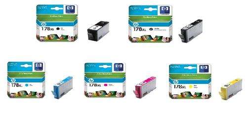 Set of Original HP 178 XL High Yield Inkjet Cartridges