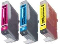Set of CLi-8 Colour Cartridges (Cyan, Magenta and Yellow)