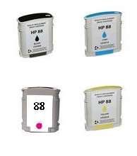 Set of Generic Cartridges for HP NO.88XL High Yield