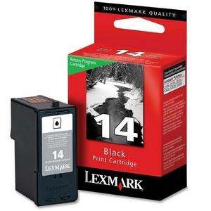 Original Lexmark #14 Black Cartridge *Return Program Cartridge*
