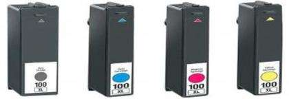 Set of Compatible Lexmark 100XL Cartridges