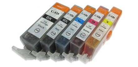 Set of Compatible Canon iP4840 / iP4940 / MG5240 Compatible Cartridges