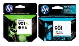 Original HP901XL Black and HP901 Color