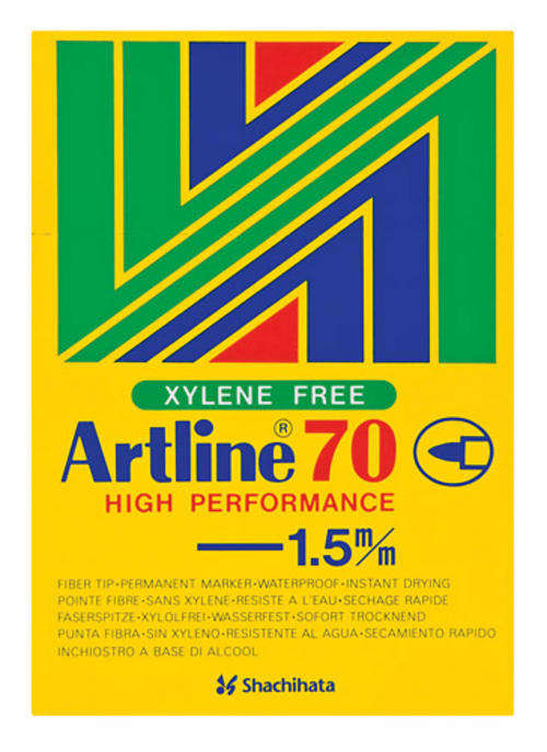 Pack of 12 Artline EK70 Permanent Markers
