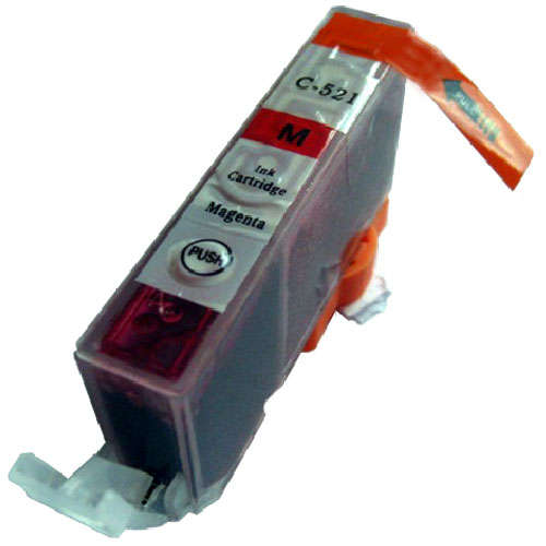 Generic Cartridge for Canon CLi-521 Magenta with chip for iP4600 / iP3600