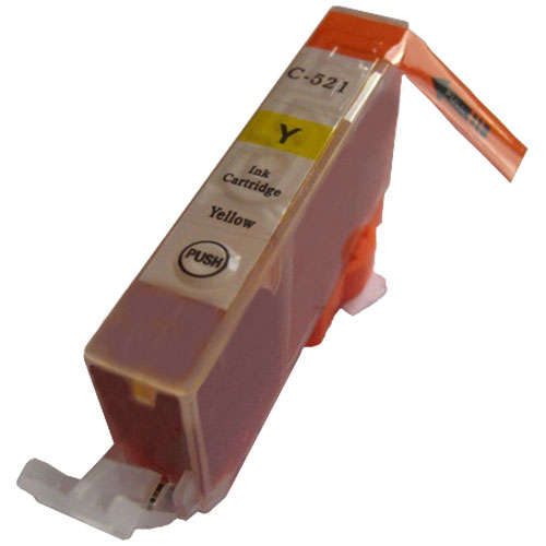 Generic Cartridge for Canon CLi-521 Yellow with chip for iP4600 / iP3600