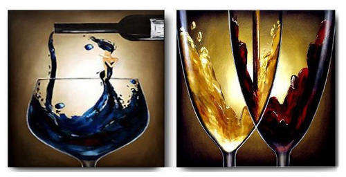 Hand-painted Signed Canvas Modern Oil Painting 120cmx60cm Abstract Art AR001