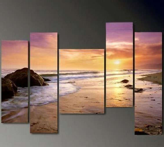 Hand-painted Canvas Oil Painting 160cmx90cm Seascape  Beach Summer G797