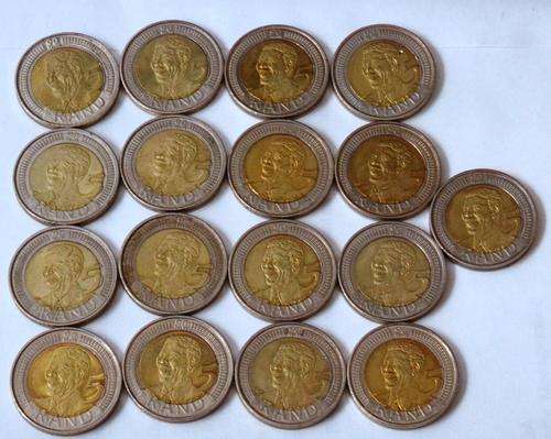 2008 Mandela Circulated Birthday coins x 17