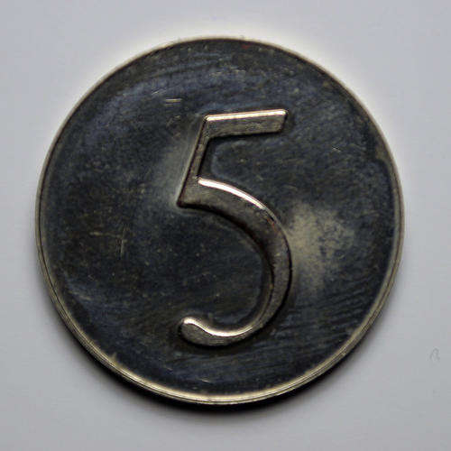 Special " 5 " issue - Coin World Token