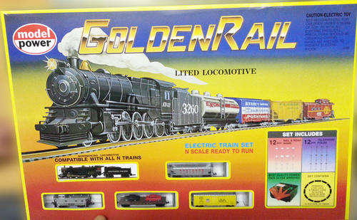 Free Postage! N GaugeTrain Set - Model power No. 1185 Golden Rail