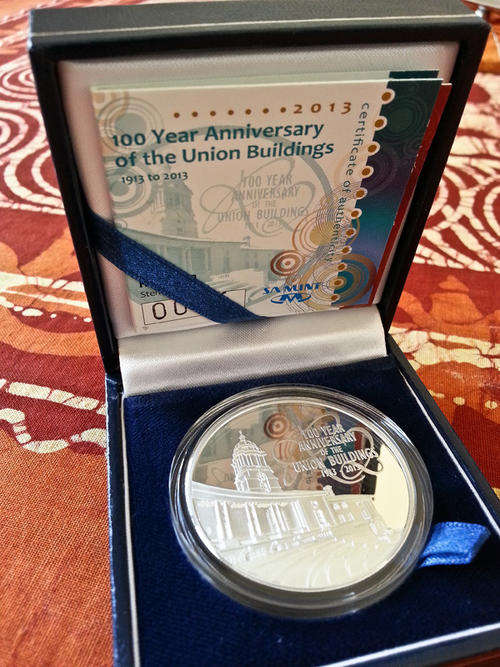 Proof Silver 2013 R2 - Union Building 100 years - FREE Postage
