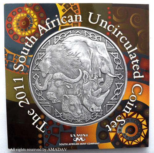 The last year of the 5c coin - 2011 UNCIRCULATED COIN SET - Still Sealed