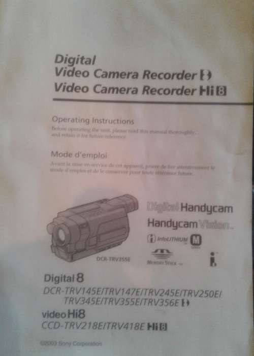 Sony Handycam Hi8