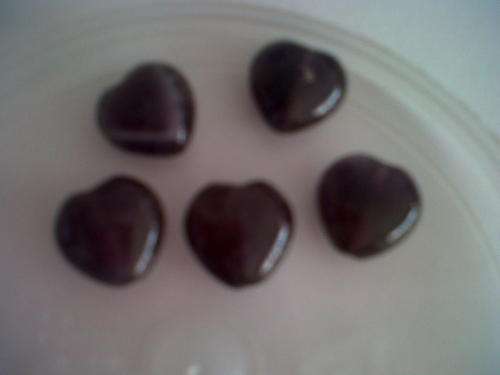Amethyst 'Hearts" - 5 piece