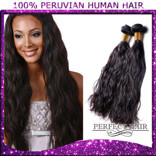 VIRGIN PERFECT HAIR  Unprocessed Peruvian Virgin Hair Natural Wave,12"-30",200g