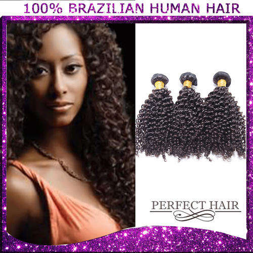 Brazilian human hair kinky curl 12"