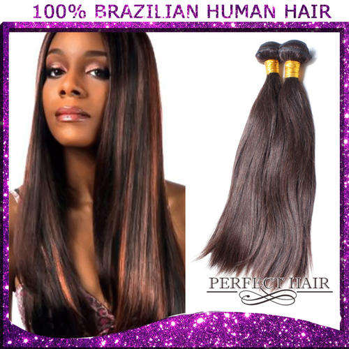 Brazilian Virgin human hair Silky Straight 24"