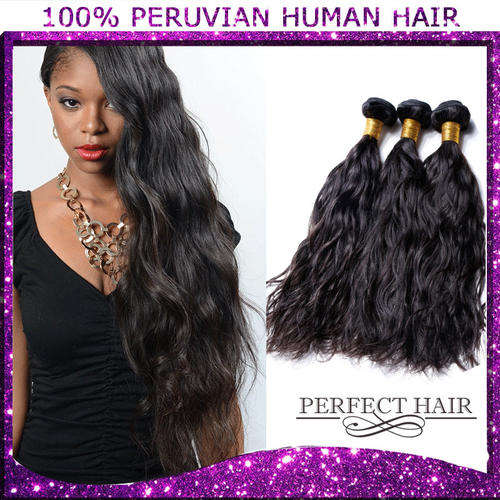 Peruvian human virgin hair,natural wave  300g 12'-30"