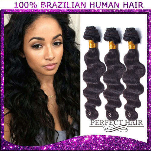 100% human virgin hair, Body Wave 12"-30",300g