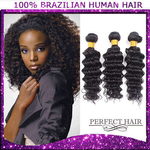 Brazilian hair, Deep Wave,300g,12"