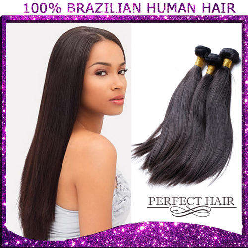 Brazilian hair extension,SILKY STRAIGHT   300g   16" PERFECT HAIR