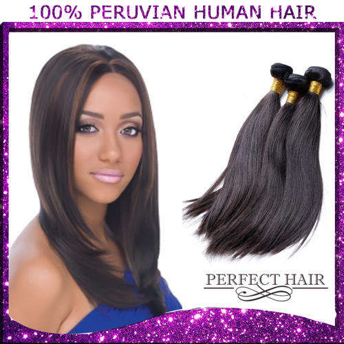 Peruvian hair silky straight 12"-30" 3 bundles (300g)