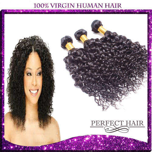 Brazilian human hair, curly 14" 300g