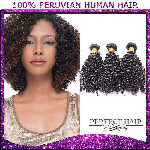 PERFECT HAIR  PERUVIAN VIRGIN HAIR KINKY CURL  300g  12"