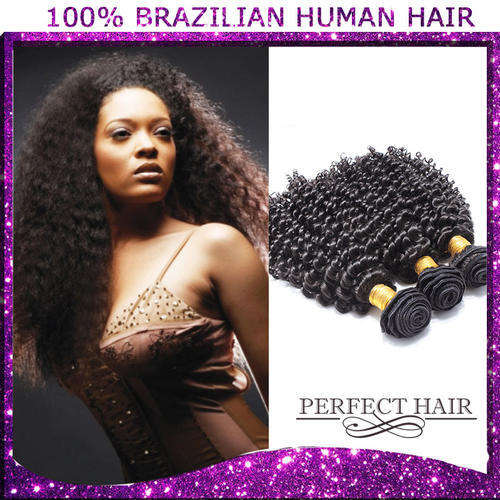 PERFECT HAIR, Brazilian hair,Kinky Curl,300g,12"-30"
