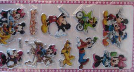 PUFFY STICKERS **MICKEY & FRIENDS**