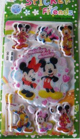 ->PUFFY STICKERS **MICKEY MOUSE**