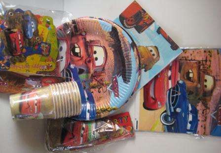 **CARS** PARTY PACK FOR 10