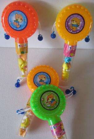 DRUM RATTLE WITH SWEETS