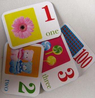 COUNTING CARDS  **1 TO 100**
