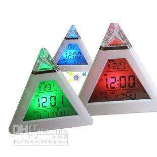 LED CLOCK/ DISPLAY TEMP/TIME/DATE LED COLOUR CHANGE