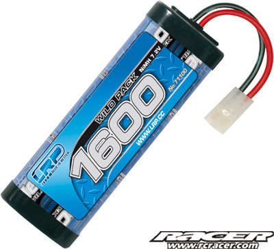 #71100 LRP Wild Pack 1600 - 7.2V - 6-cell NiMH Stickpack