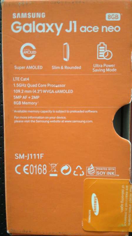 Brand New Store Display, Samsung Galaxy J1 Ace Neo