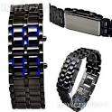 BRAND NEW ICE BLUE LED SAMURAI WATCH (LOCAL STOCK)