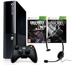 BRAND NEW XBOX 360 500GB + 2 WIRELESS CONTROLLERS + CALL OF DUTY GHOSTS + WIRED HEAD SET