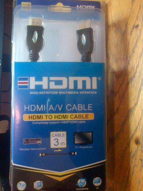 HDMI TO HDMI FULL HD 1080 3 meter heavy duty Cable