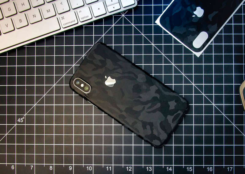 dbrand Black Camo Skin for iPhone X | LOCAL STOCK | Same Day Shipping | x2 Skins | Brand New
